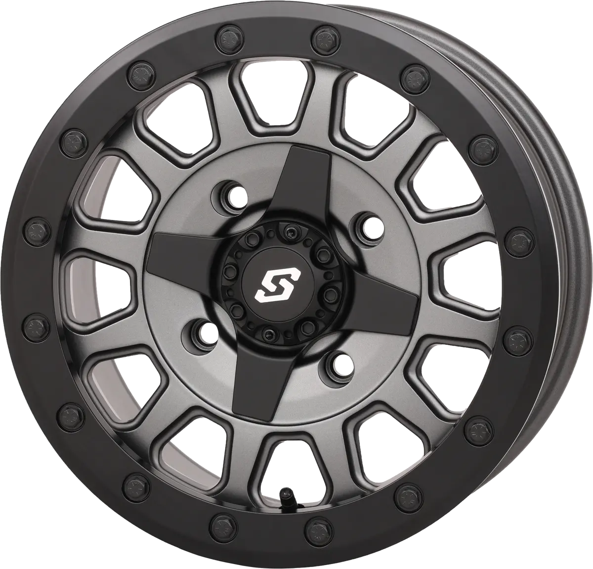 Adapt Dd Wheel 15X7 5+2 4/137 & 4/156 Matte Gnmtl Grey 1