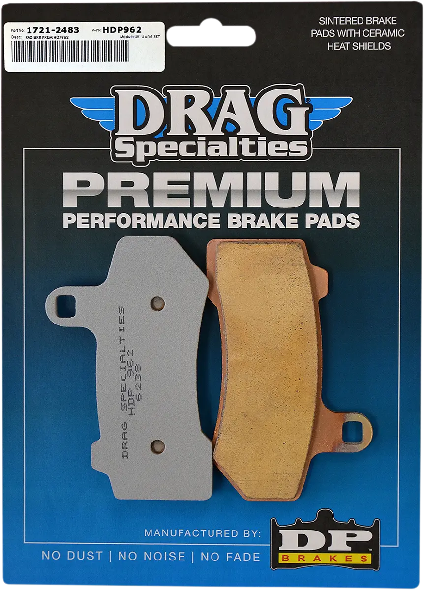 Drag Specialties Sintered Brake Pads - Harley-Davidson Hdp962 1
