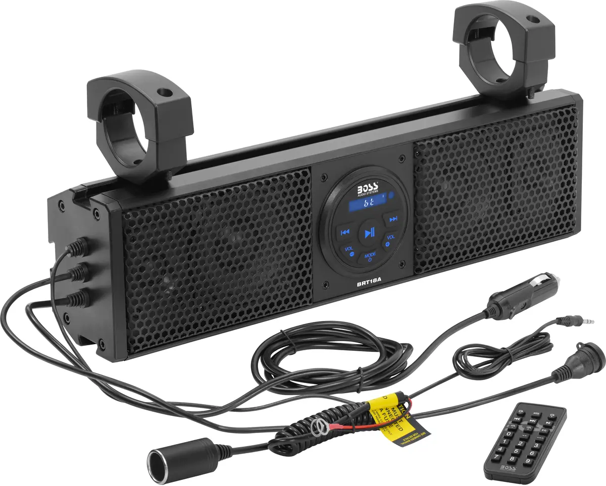 Plug N Play 18" Sound Bar 4 Speakers Fits 1.5 2" Bars 1
