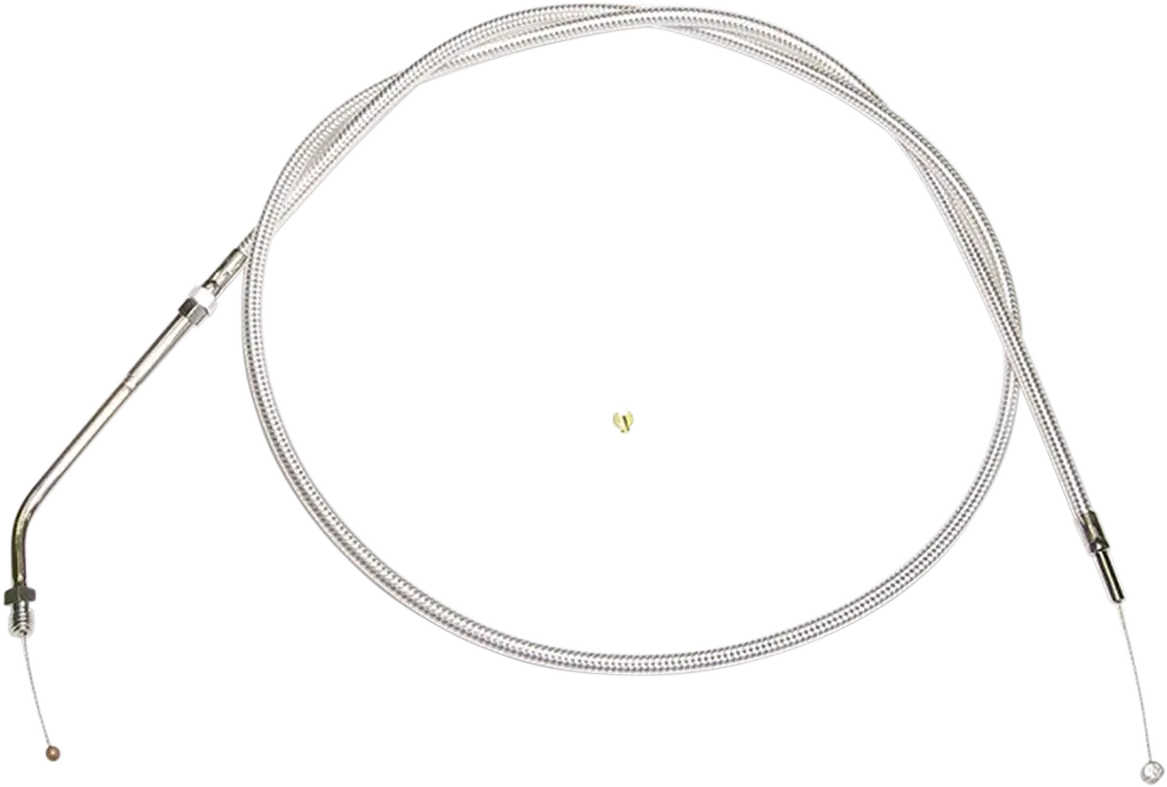 Magnum Shielding Sterling Chromite Ii® Braided Throttle Cable For Harley-Davidson - 32-3/4" 33252 1