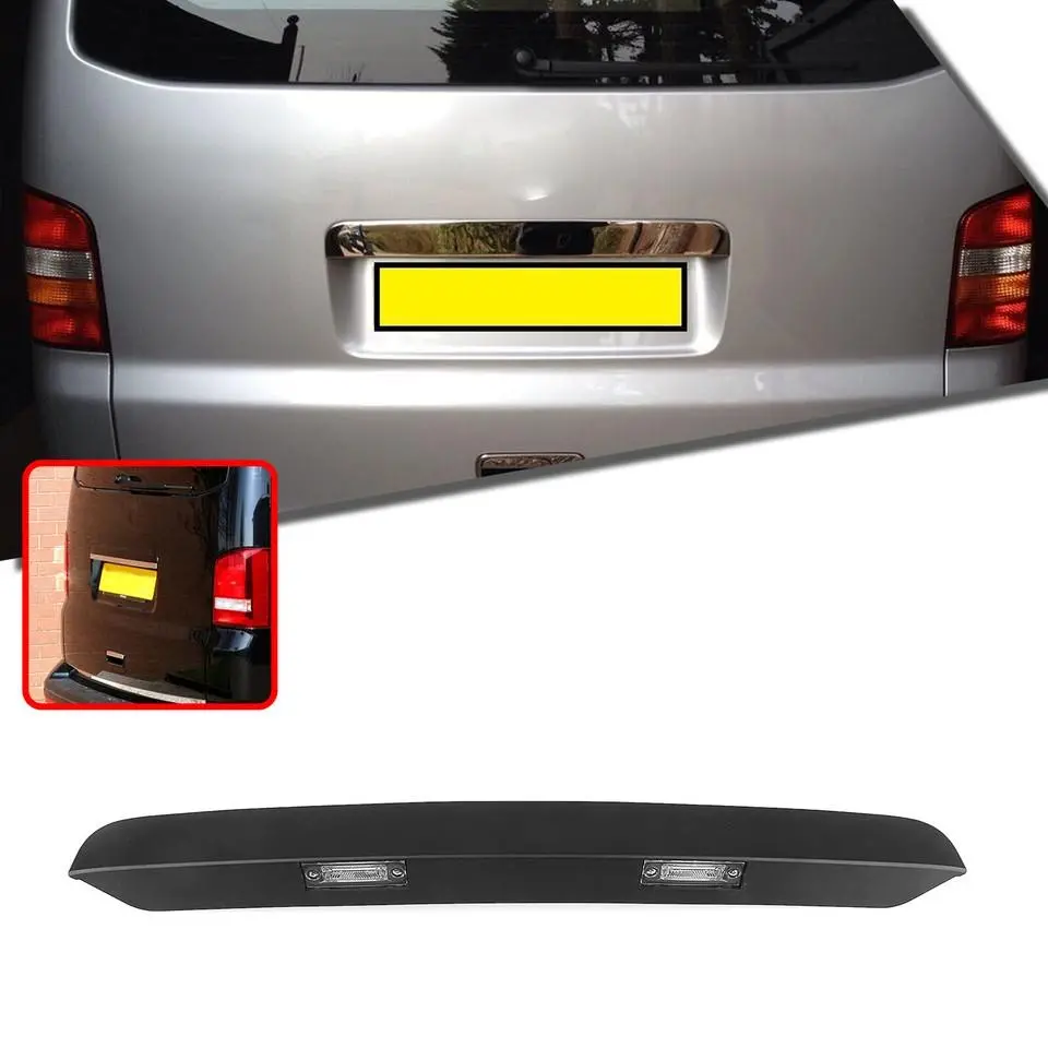 Vw T5 Transporter Multivan Tailgate Trim W/ Light - 7E0827329f 1