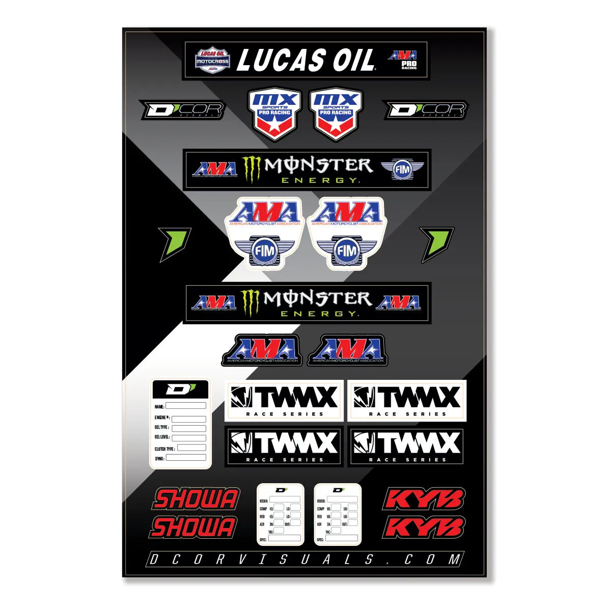 Decal 12 Mil Series Logos 1