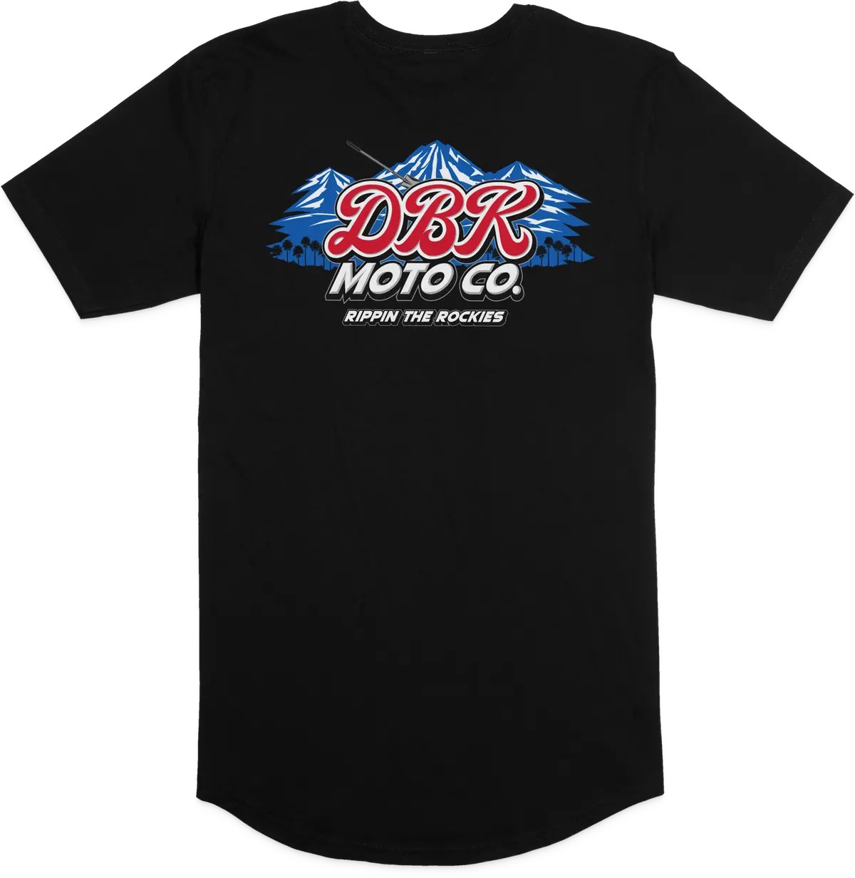 Rippin The Rockies Premium Tee Black Sm 2