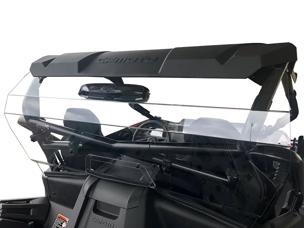 Rear Vented Windshield Clr Cf Moto 1