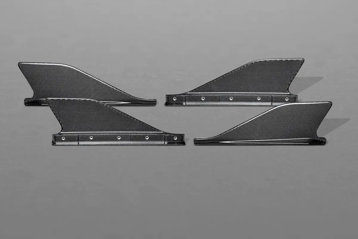 Capristo Carbon Fiber Side Fins - Ferrari 458 Speciale 2