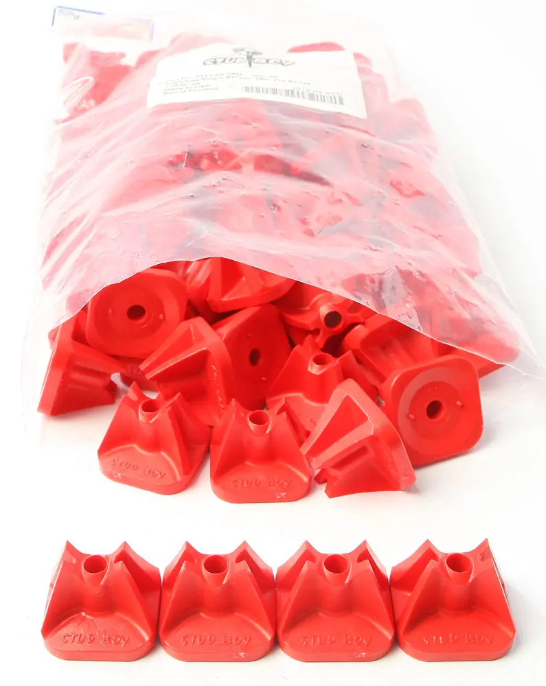 Super Lite Pro Series Single Backers .75" 84/Pk Red 1