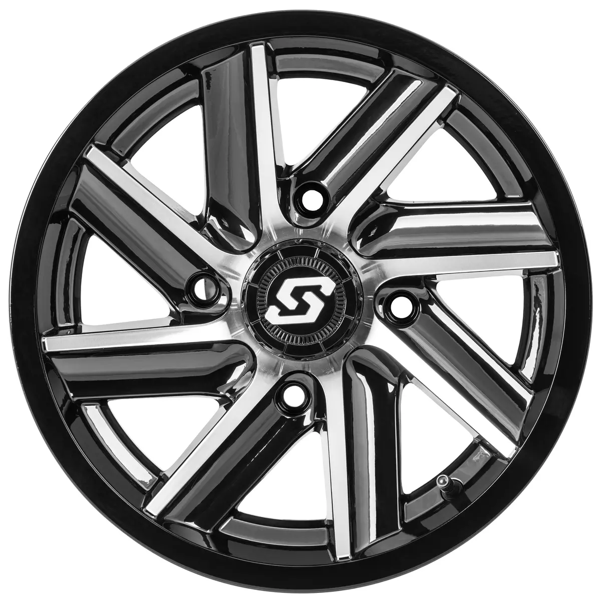 Chopper Wheel 14X7 4/110 5+2 (+10Mm) Blk/Machined 2