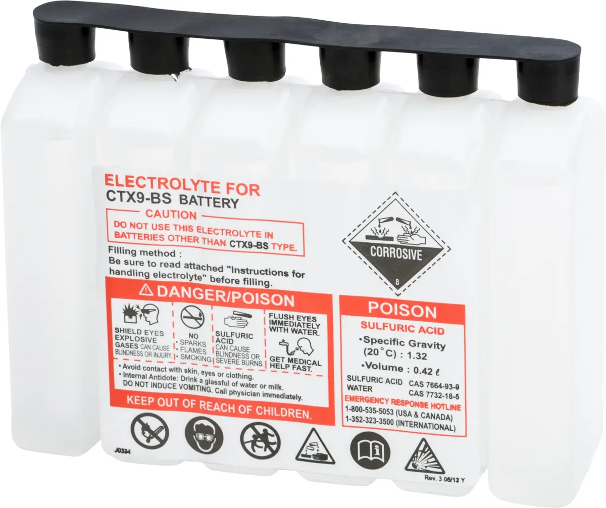 Sealed Battery Electrolyte Pack 5