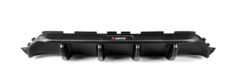 Akrapovic 18+ Bmw M5 (F90) Rear Carbon Fiber Diffuser - Matte W/Red Akrapovic Logo 1