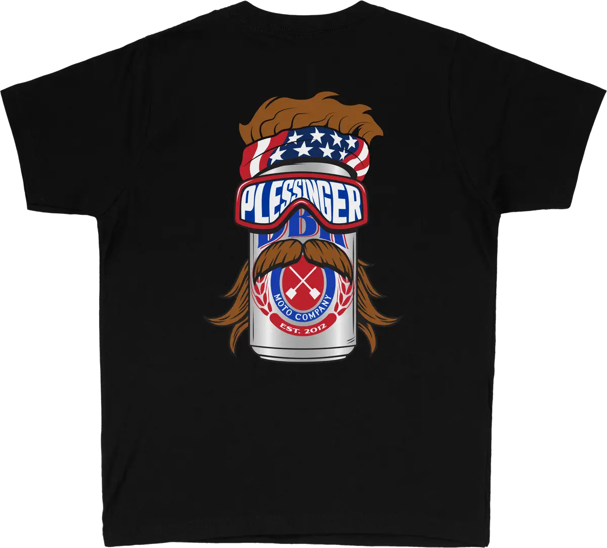 Mullet Madness Youth Tee Black Yl 2