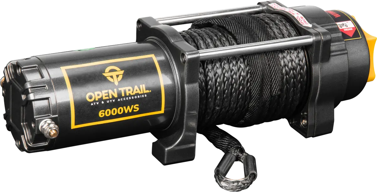 6000Lb Wide Winch Synthetic Rope 1