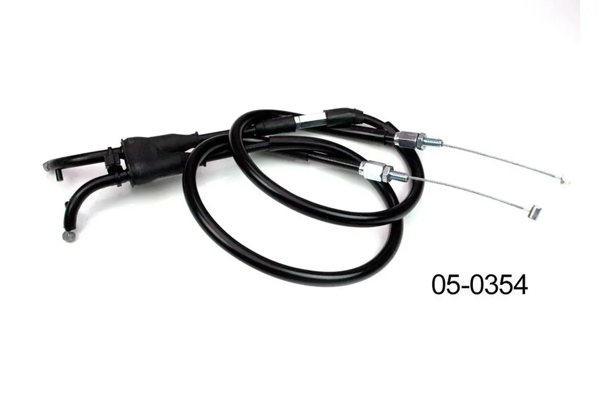 Black Vinyl Throttle Pull Cable 1