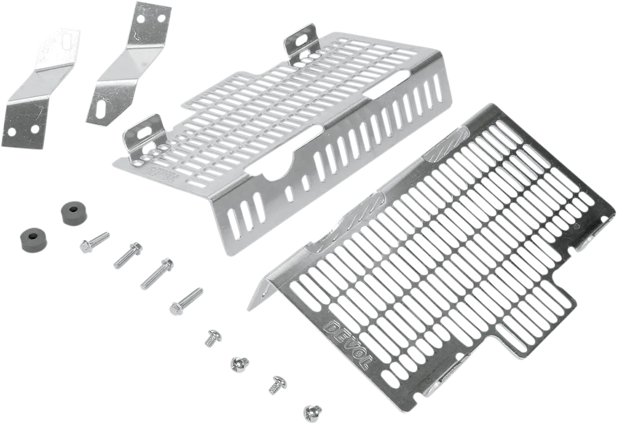 Devol Radiator Guards - Brushed Aluminum 30