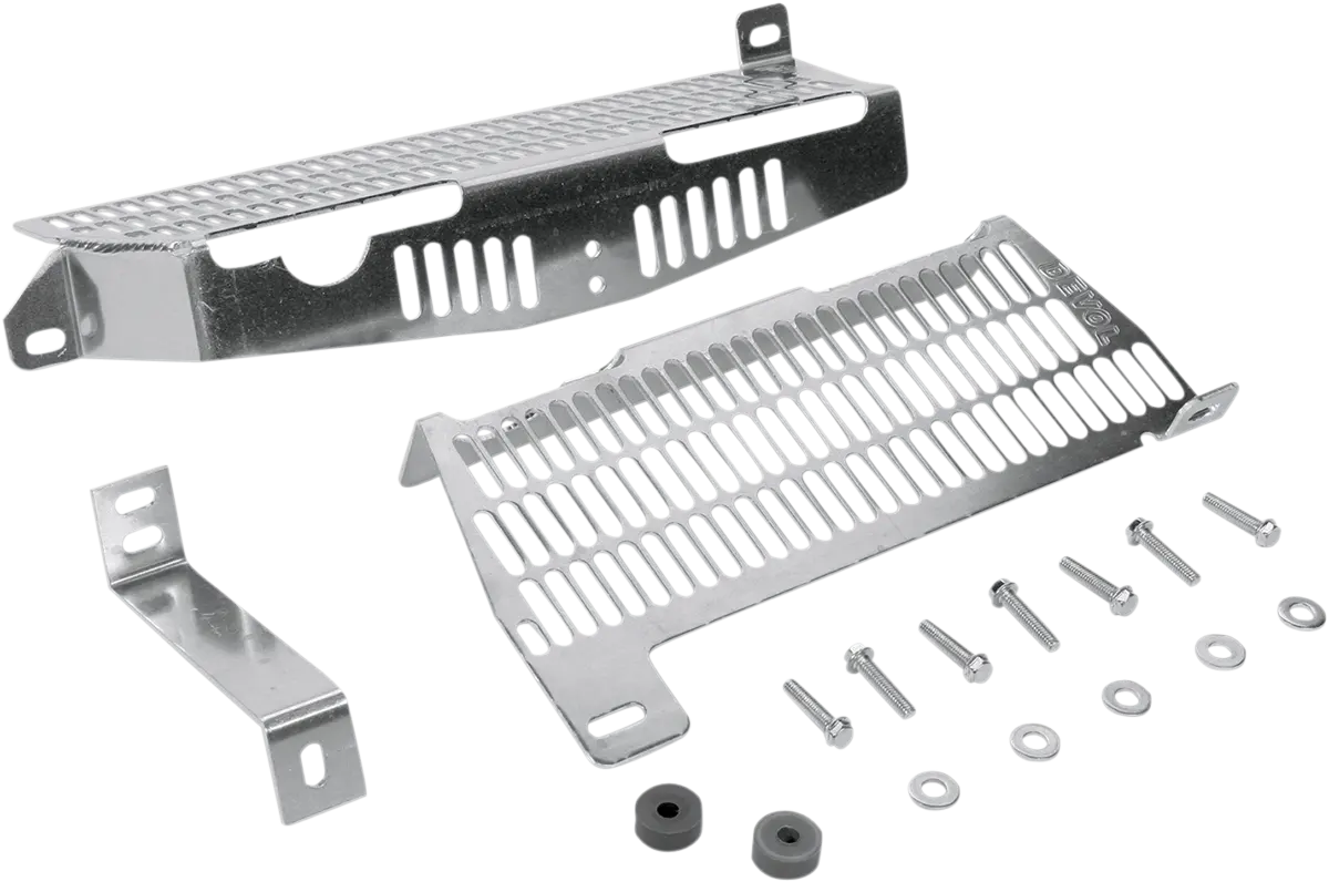 Devol Radiator Guards - Brushed Aluminum 17