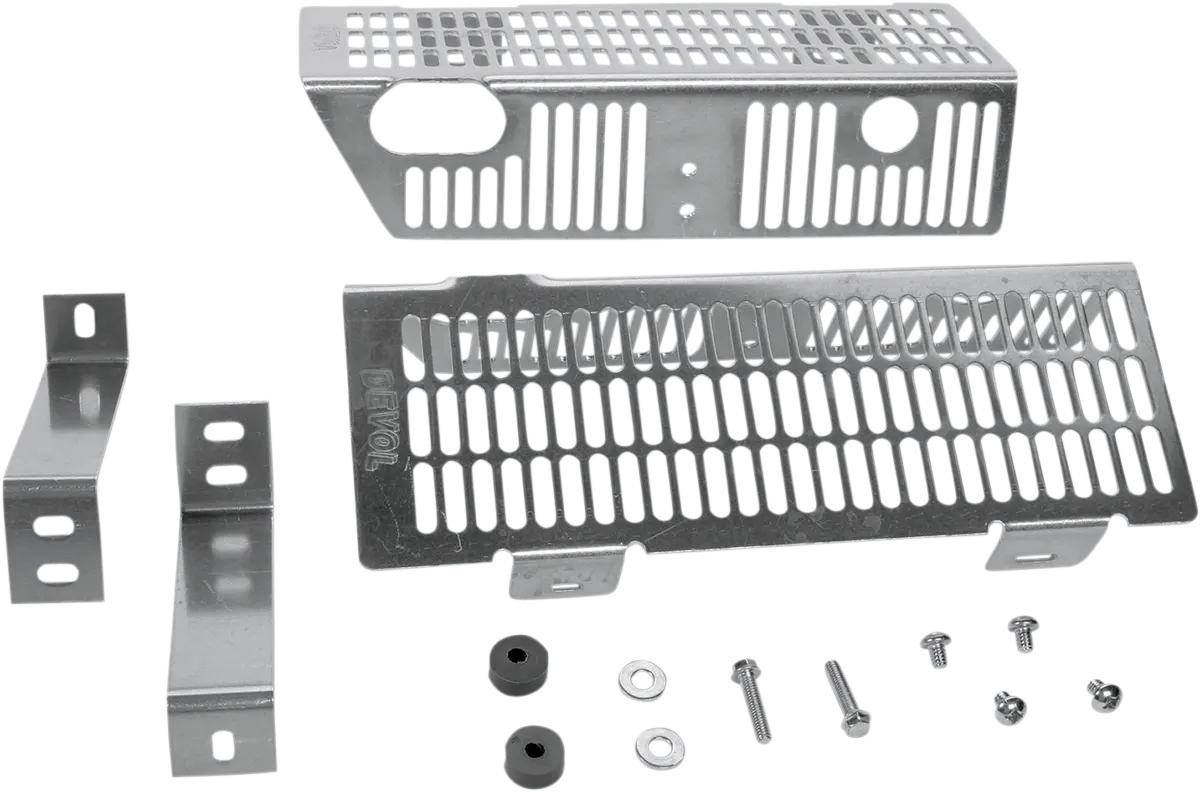 Devol Radiator Guards - Brushed Aluminum 7