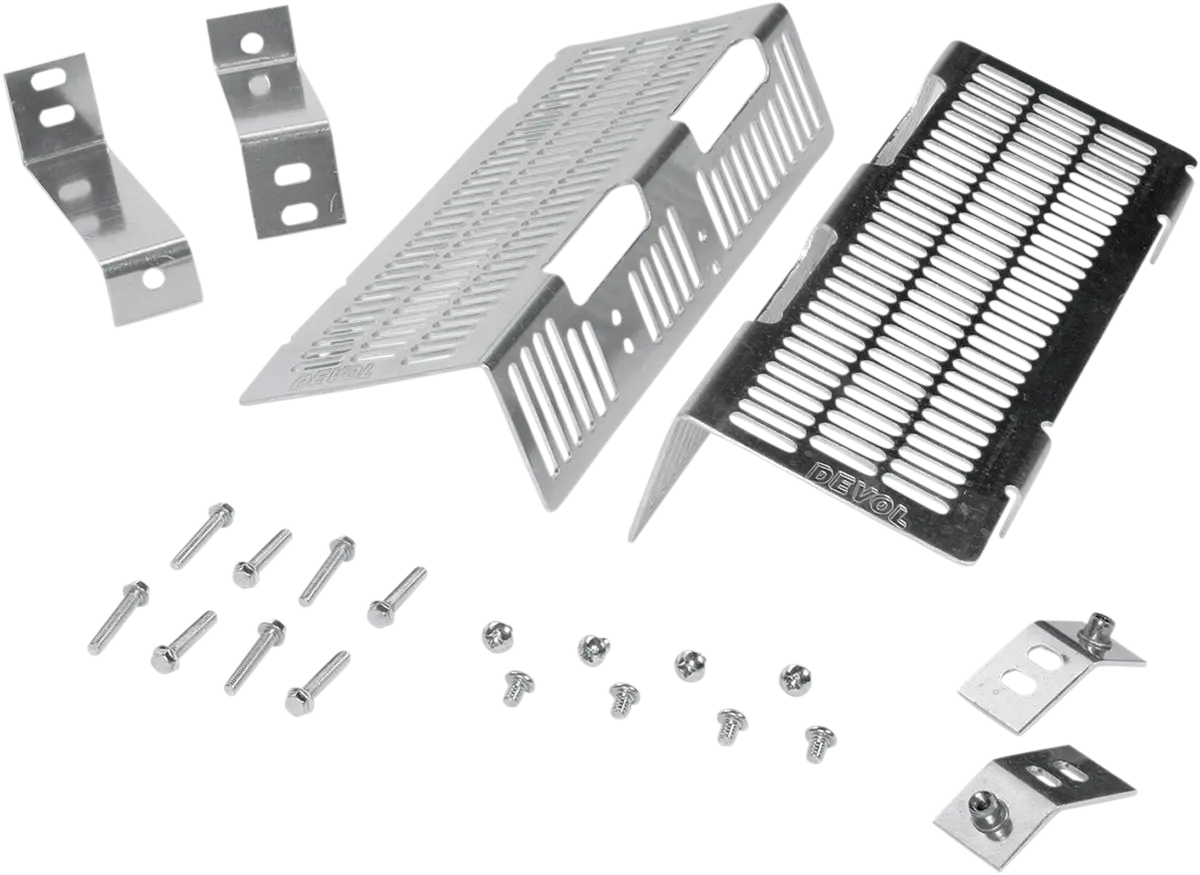 Devol Radiator Guards - Brushed Aluminum 5