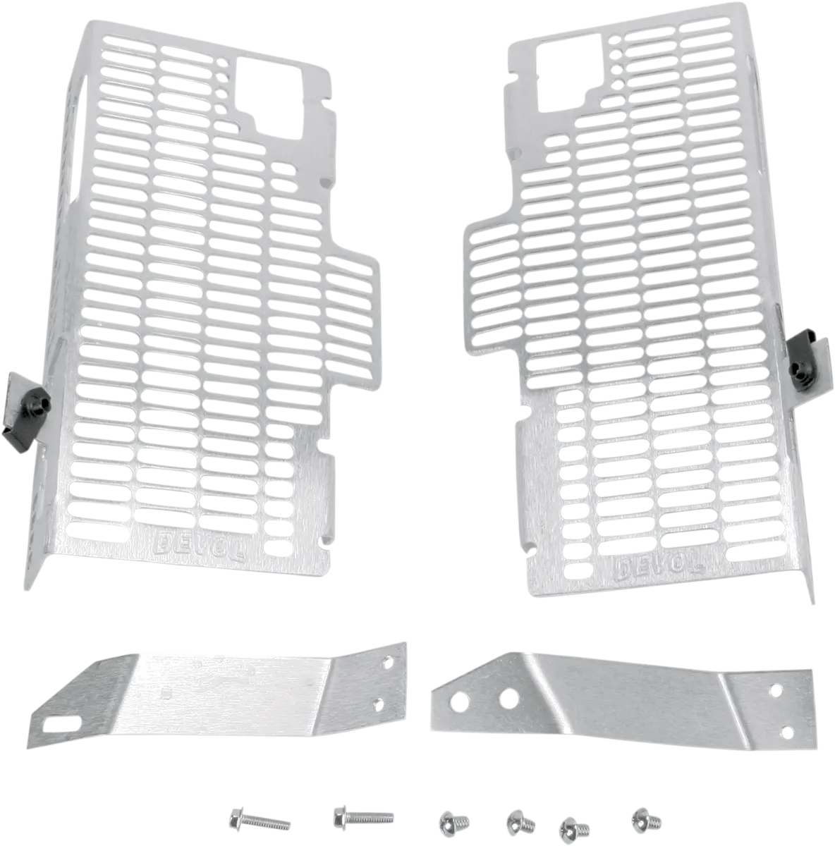 Devol Radiator Guards - Brushed Aluminum 26