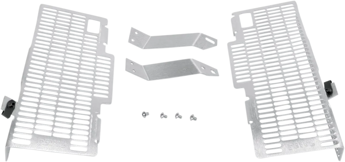 Devol Radiator Guards - Brushed Aluminum 20