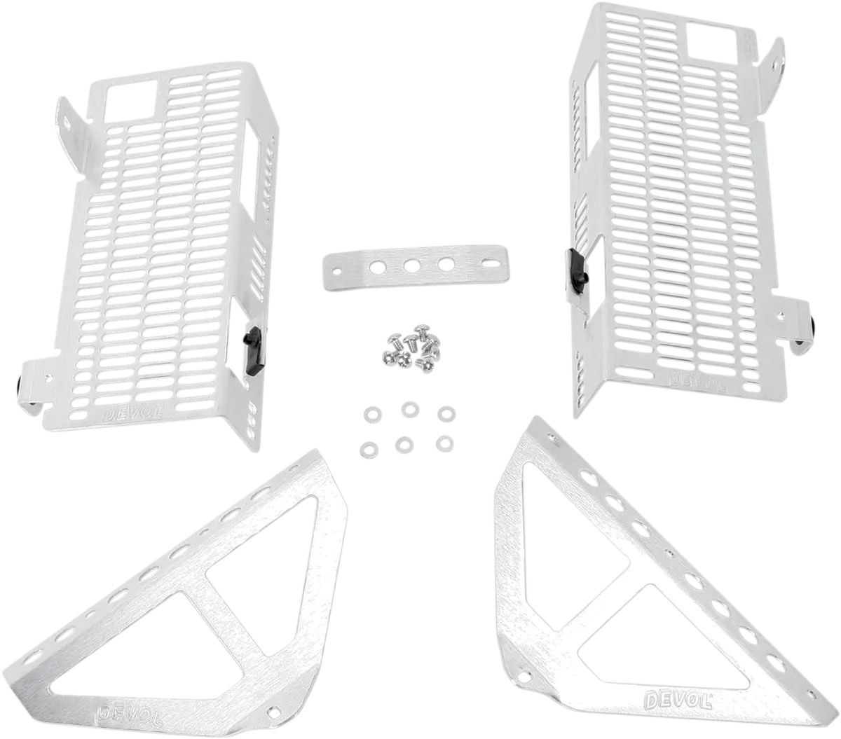 Devol Radiator Guards - Brushed Aluminum 25