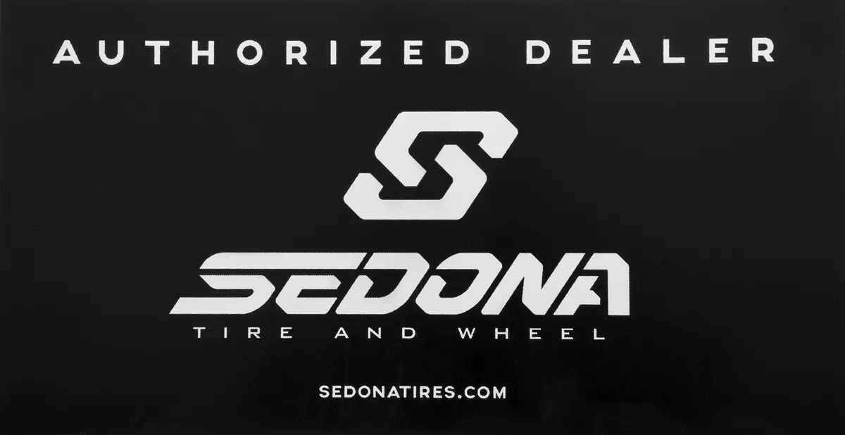 Sedona Authorized Dealer Window Decal4.25" X 8.125" 1