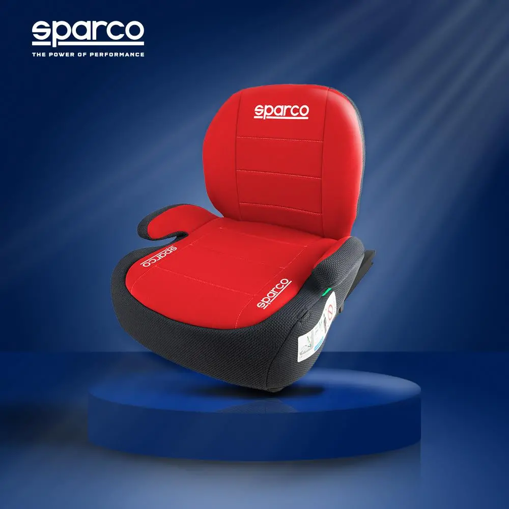 Sparco Universal Car Booster Seat I-Size For 6–12 Years Red/Grey 1