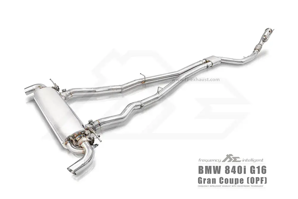 Fi Exhaust Front Pipe + Mid Pipe + Valvetronic Muffler (Retains Oem Valve Settings - No Remote) - G16 840I Gran Coupe 2019-Up 1