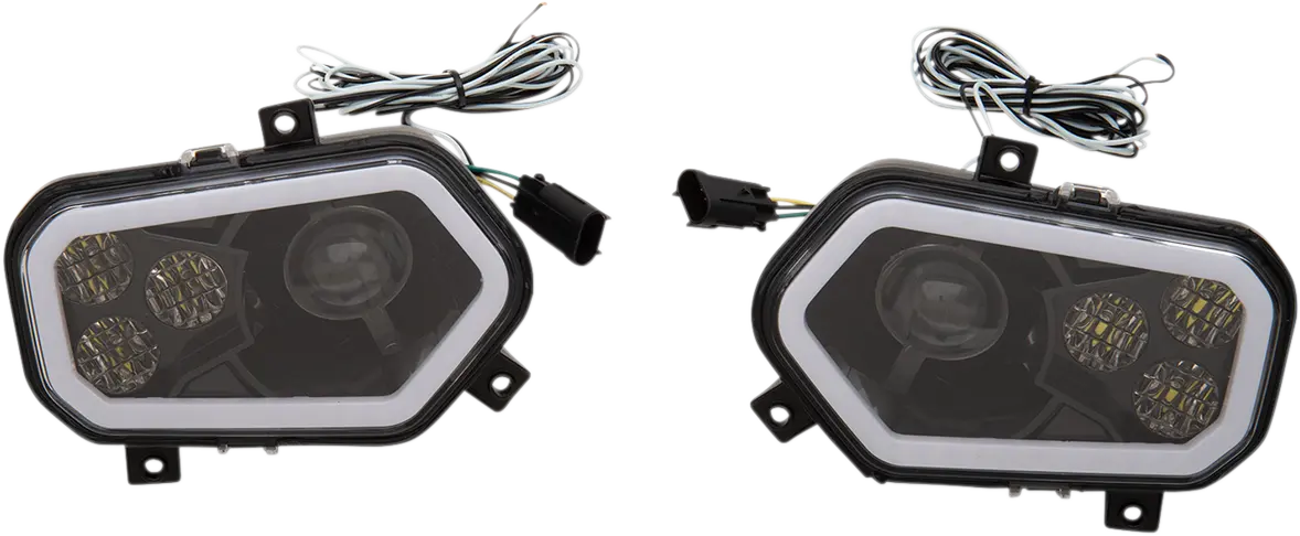 Moose Offroad Led Headlight - Black - Polaris 100-3373-Pu 1