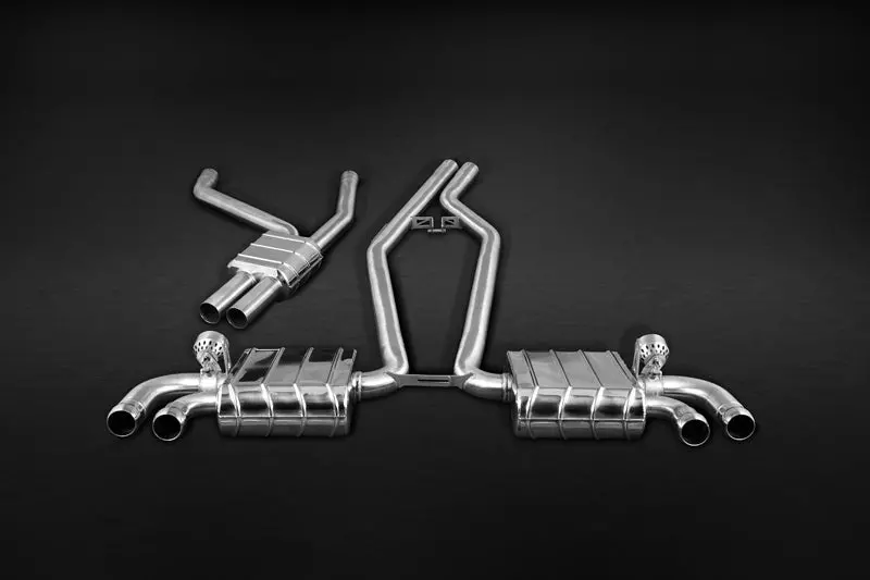 Capristo Ece Valved Exhaust W Mid-Pipes (Ces3) - Porsche 958 Cayenne V8 Induction 1