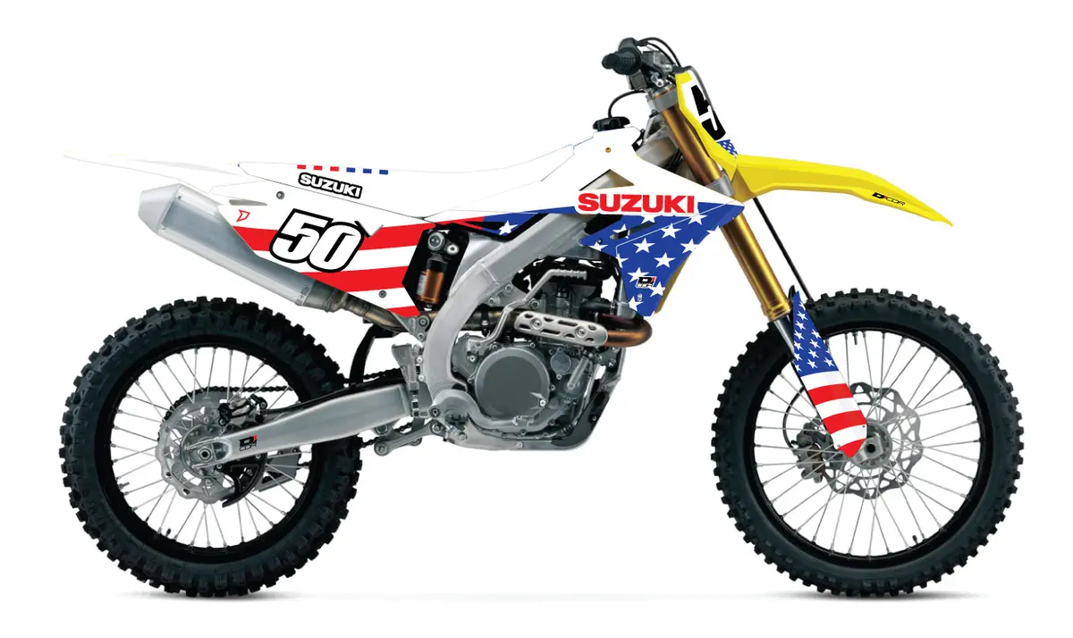Complete Kit Usa Suzuki Rmz250/450 Wht Bg 1