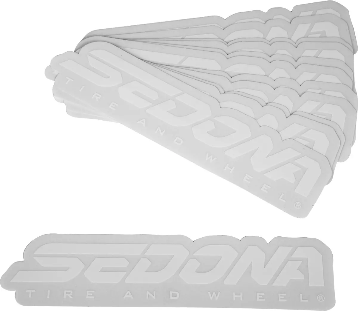 6" Sedona Decal Pack Of 20 White 1