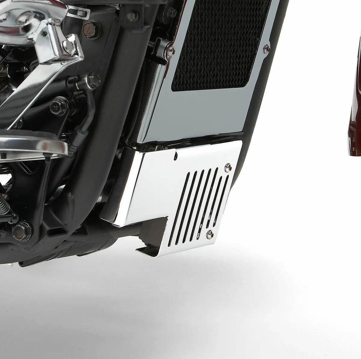 Cobra Chrome Radiator/Regulator Cover 1