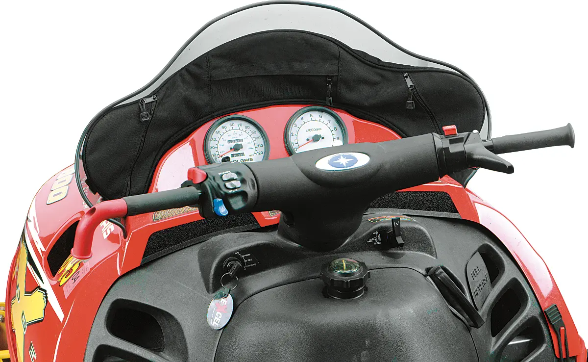 Parts Unlimited Snowmobile Windshield Bag - Black - Polaris '01-'07 0710-0117 1