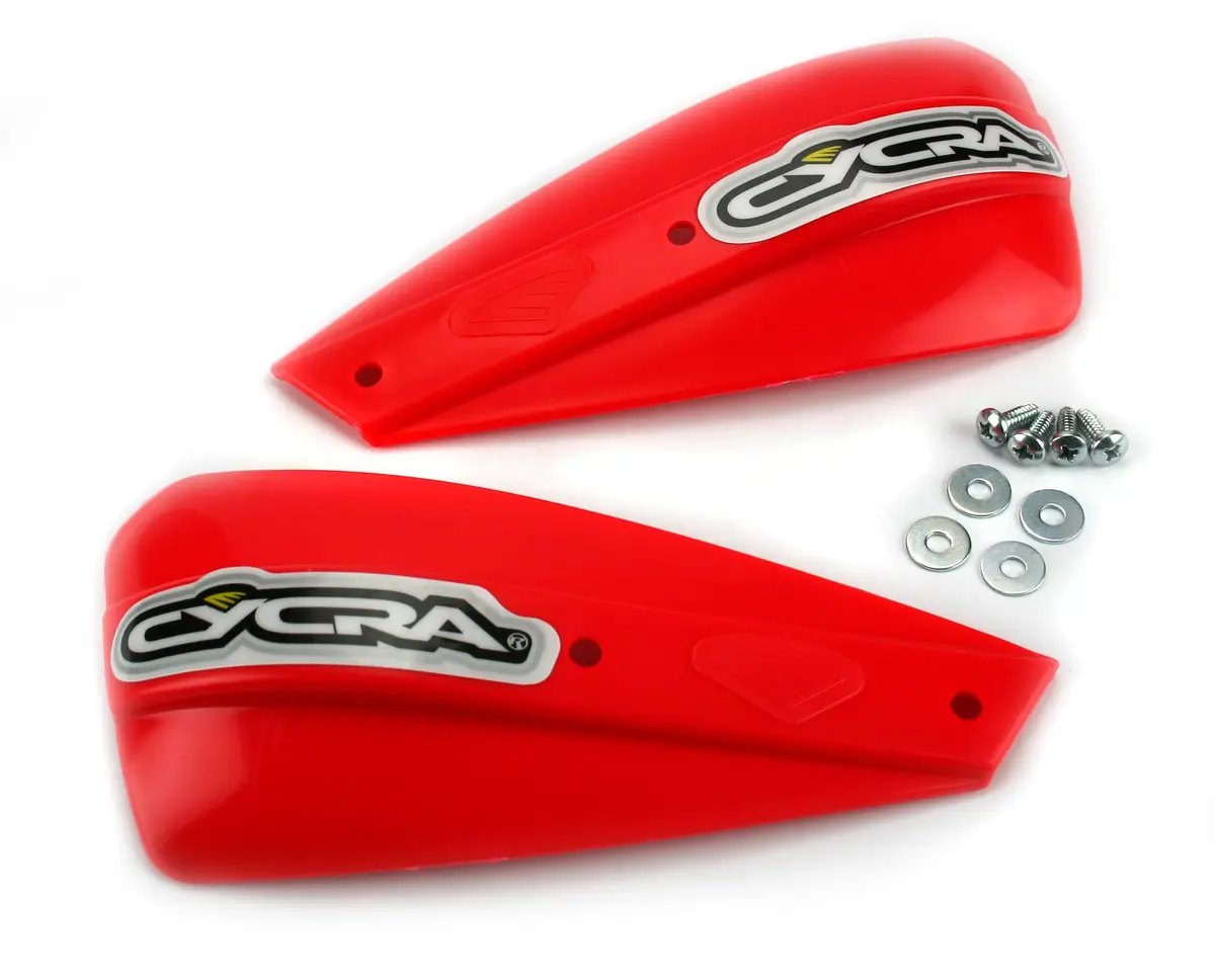 Low Profile Replacement Handshields   Red 1