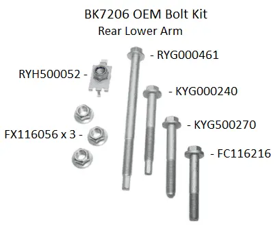 Rear Uppersuspension Arm Kit For Land Rover: Discovery, Range Rover Sport, Saab: 43899.0 2