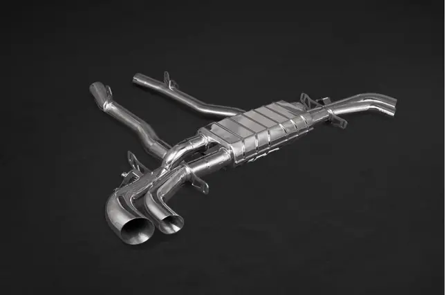 Capristo Valved Exhaust + Mid-Silencer Spares + Straight Mid-Pipes (Oe Actuators) - Rolls Royce Cullinan 1