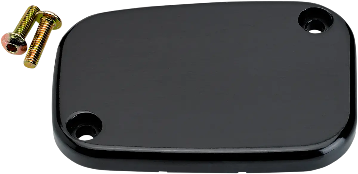 Joker Machine Front Brake Master Cylinder Cover - Smooth - Black 08-004B 1
