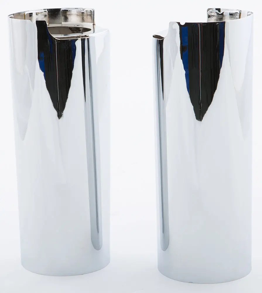 Uppr Fork Tube Cvrs Chrome +2" Touring 14 Up 1
