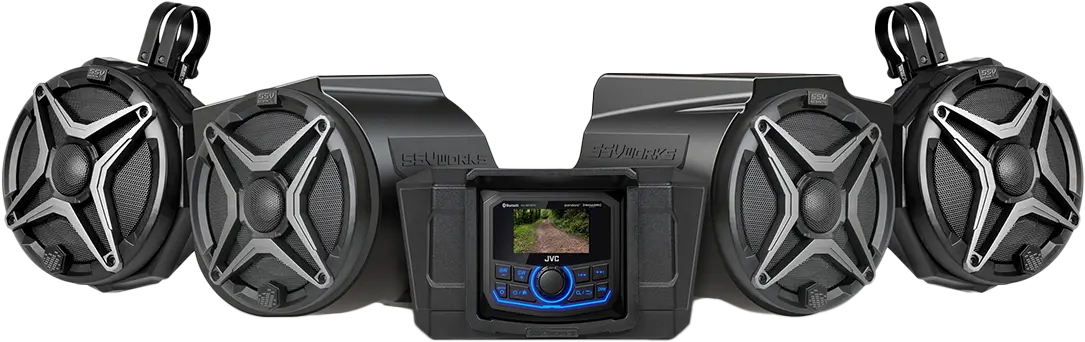 4 Speaker Kit W/ Jvc Controller 1