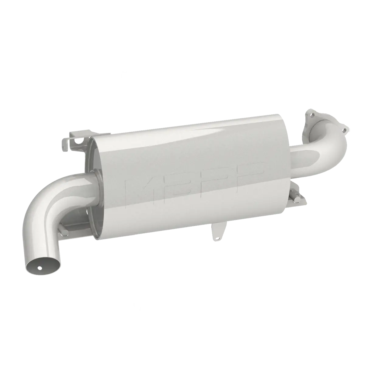 Single Slip On System W/ Oval Sport Muffler Chrome 1