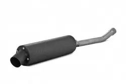 Single Slip On System W/ Utility Muffler Blk Kaw 1