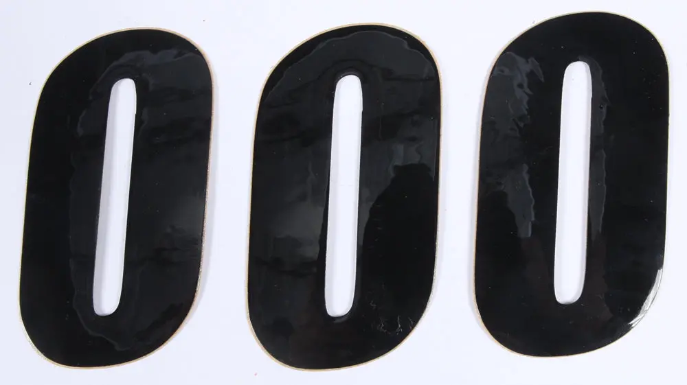 Number 0 Black 4" 3/Pk 1