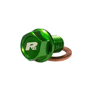 Magnetic Drain Bolt Green Kaw 1