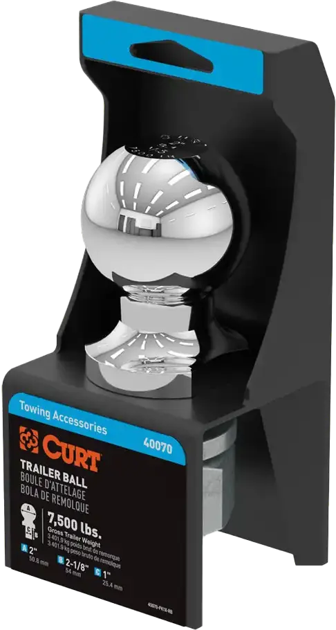 2 X 1 X 2 1/8 Hitch Ball Pkgd 1