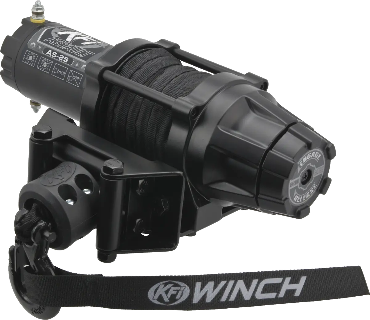 2500Lb Synthetic Assault Series Winch 1