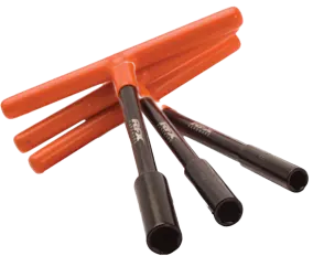 T Bar Set Black/Orange 8Mm/10Mm/13Mm 1