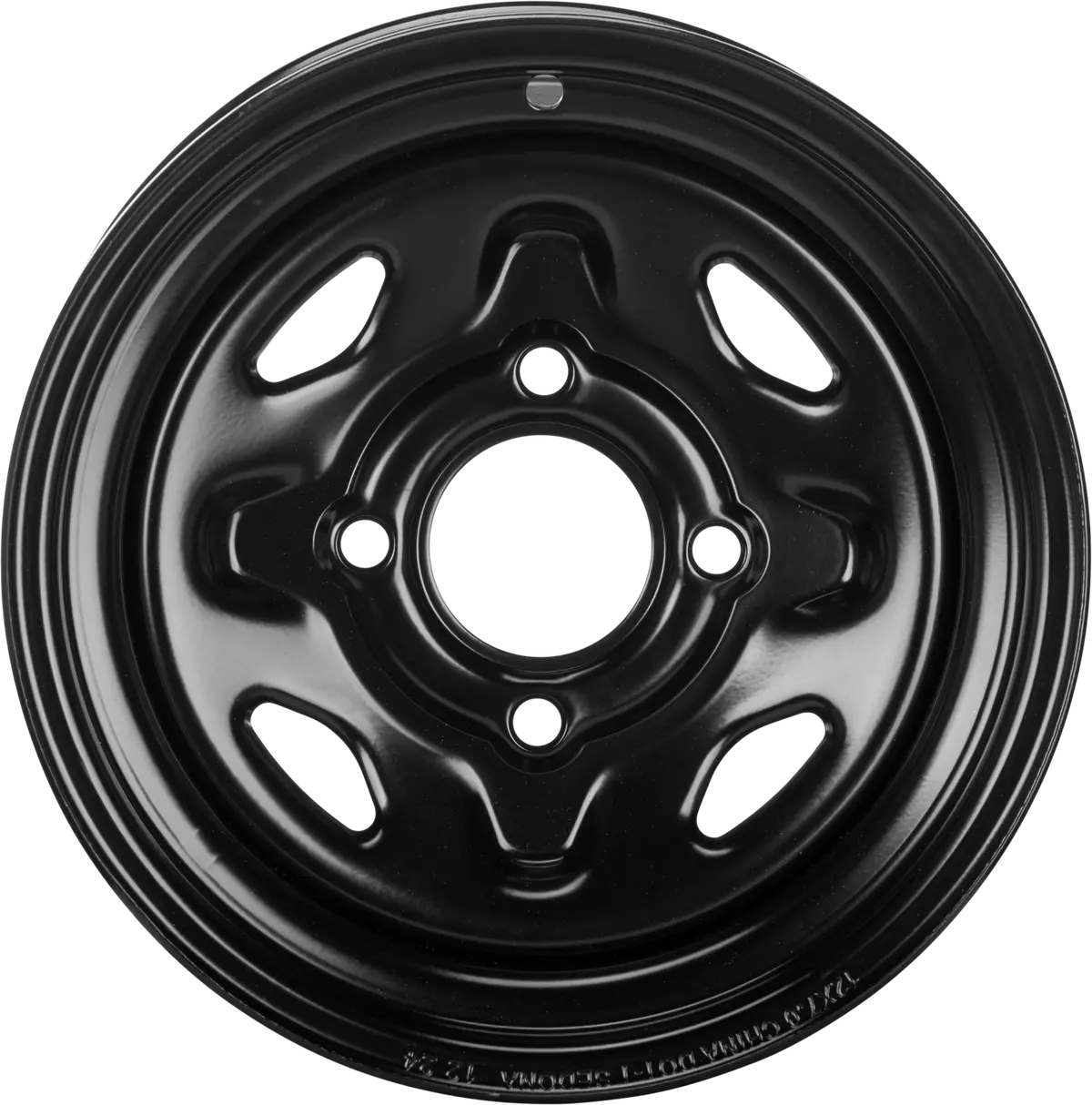 Sedona Steel 12X7 4/110 5+2 Blk Front 1