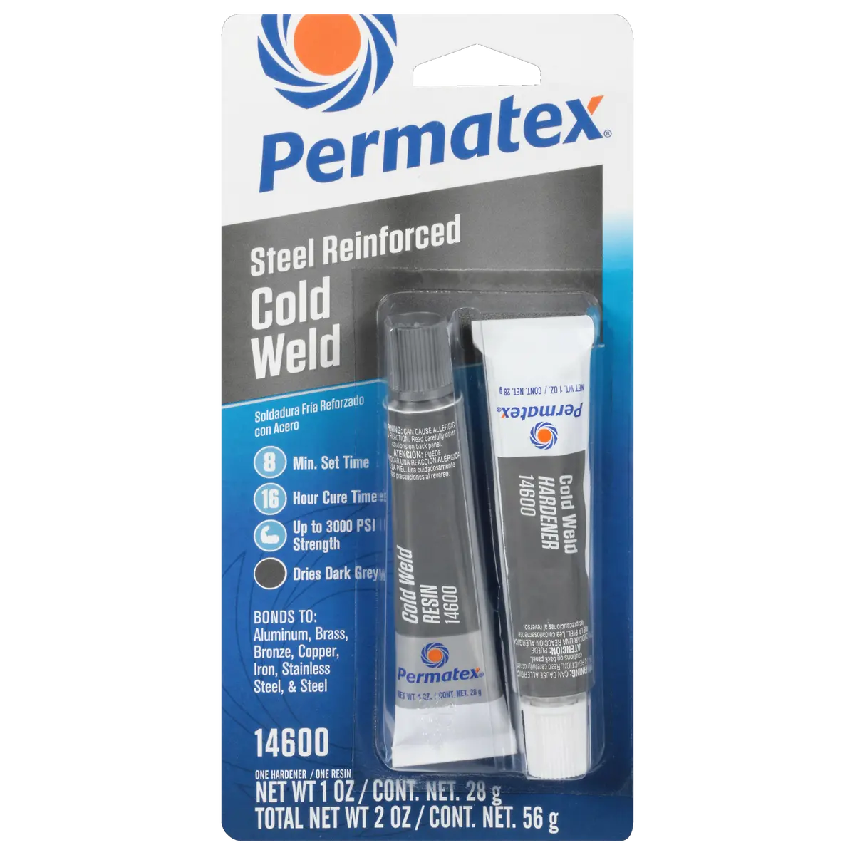 Cold Weld Bonding Compound 1Oz 2/Pk 1