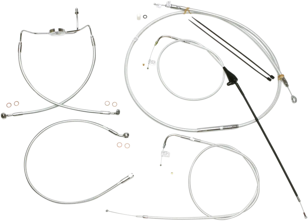 Magnum Shielding Sterling Chromite Ii® Designer Handlebar Installation Kit - 10" - '96-'06 Touring 387284 1
