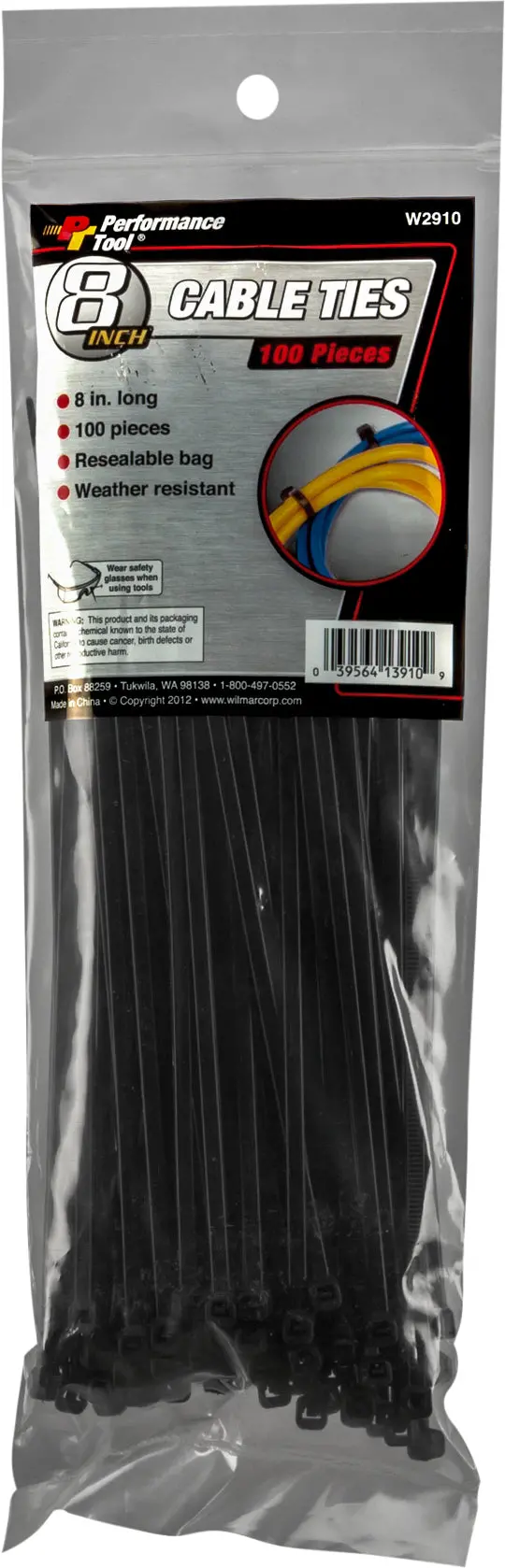 Cable Tie 8" 100/Pack 1