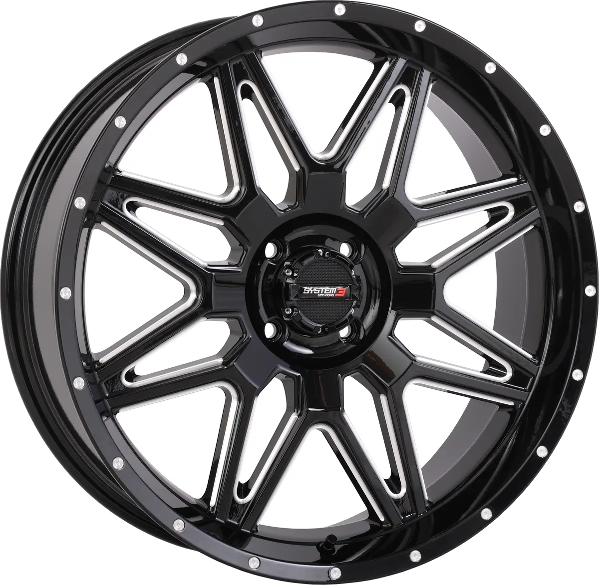 St7 Wheel 20X7 4+3 (+10Mm) 4/110 Gloss Black Milled 1